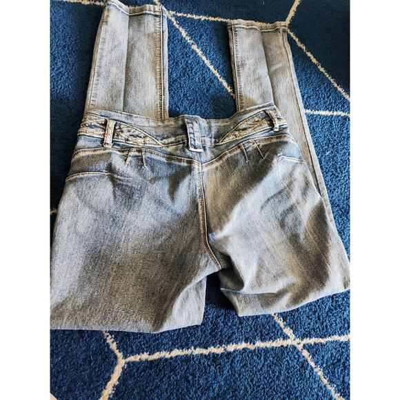 Classic Blue Sexy LightWash Straight Leg Denim Jeans 11 - Picture 2 of 11